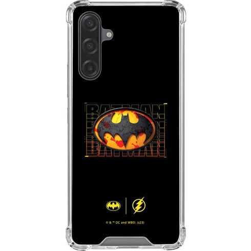 DC Comics The Flash Movie: Batman Bloody Logo Galaxy A17 Clear Case