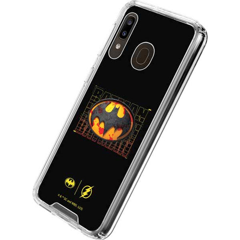 DC Comics The Flash Movie: Batman Bloody Logo Galaxy A30 Clear Case