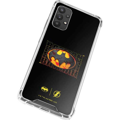 DC Comics The Flash Movie: Batman Bloody Logo Galaxy A32 5G Clear Case