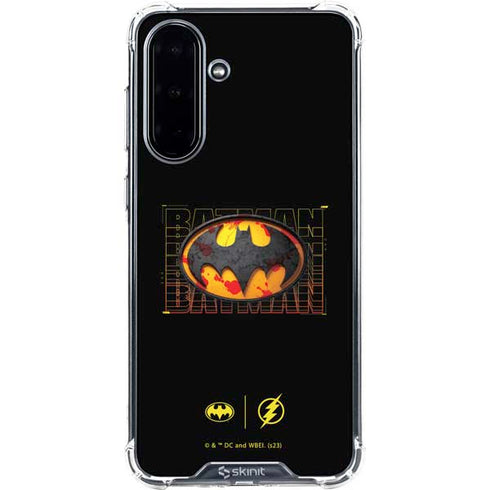 DC Comics The Flash Movie: Batman Bloody Logo Galaxy A36 5G Clear Case