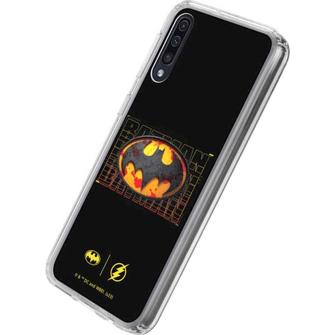 DC Comics The Flash Movie: Batman Bloody Logo Galaxy A50 Clear Case
