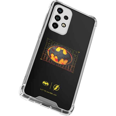 DC Comics The Flash Movie: Batman Bloody Logo Galaxy A53 5G Clear Case