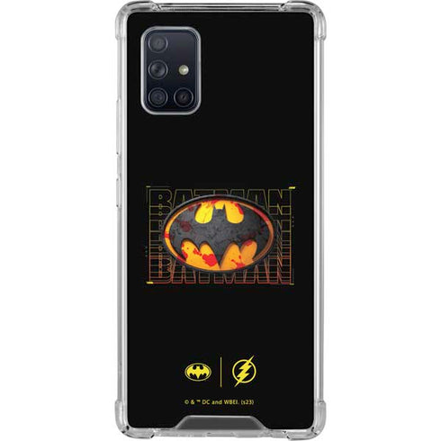 DC Comics The Flash Movie: Batman Bloody Logo Galaxy A71 5G Clear Case