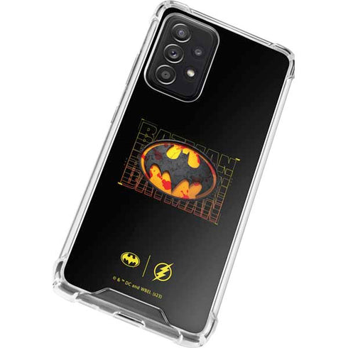 DC Comics The Flash Movie: Batman Bloody Logo Galaxy A72 5G Clear Case