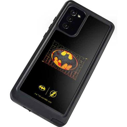 DC Comics The Flash Movie: Batman Bloody Logo Galaxy Note20 5G Waterproof Case