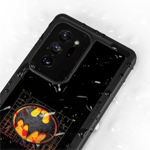 DC Comics The Flash Movie: Batman Bloody Logo Galaxy Note20 Ultra 5G Waterproof Case