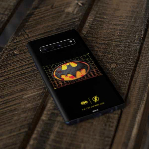 DC Comics The Flash Movie: Batman Bloody Logo Galaxy S10 Skin