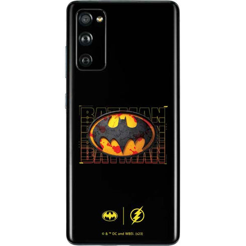DC Comics The Flash Movie: Batman Bloody Logo Galaxy S20 Fan Edition Skin