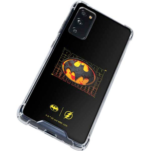 DC Comics The Flash Movie: Batman Bloody Logo Galaxy S20 FE Clear Case