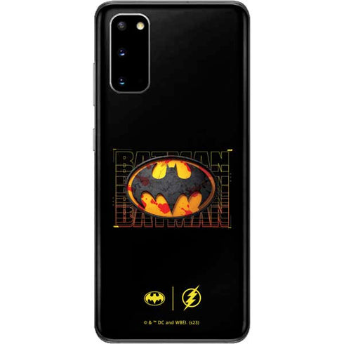 DC Comics The Flash Movie: Batman Bloody Logo Galaxy S20 Skin