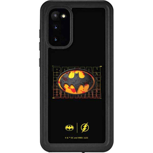 DC Comics The Flash Movie: Batman Bloody Logo Galaxy S20 Waterproof Case