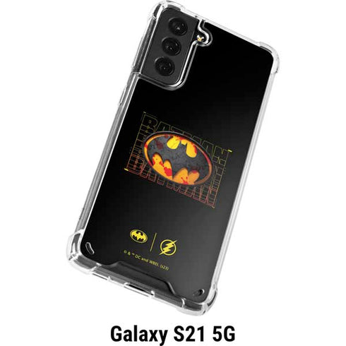 DC Comics The Flash Movie: Batman Bloody Logo Galaxy S21 5G Clear Case