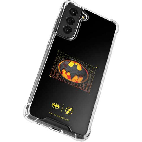 DC Comics The Flash Movie: Batman Bloody Logo Galaxy S21 FE Clear Case