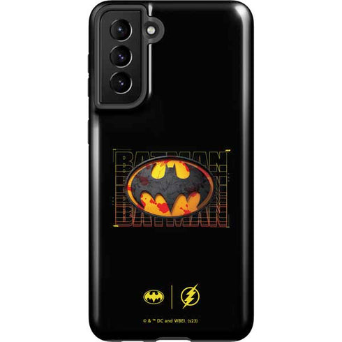 DC Comics The Flash Movie: Batman Bloody Logo Galaxy S21 FE Pro Case