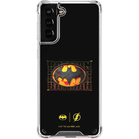DC Comics The Flash Movie: Batman Bloody Logo Galaxy S21 Plus 5G Clear Case