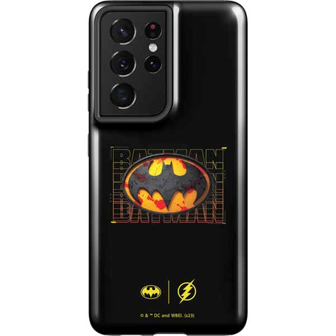 DC Comics The Flash Movie: Batman Bloody Logo Galaxy S21 Ultra 5G Pro Case