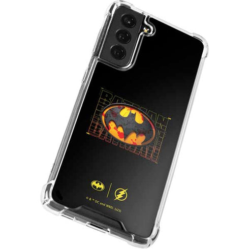 DC Comics The Flash Movie: Batman Bloody Logo Galaxy S22 Clear Case