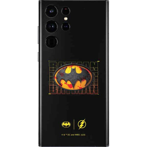 DC Comics The Flash Movie: Batman Bloody Logo Galaxy S22 Ultra Skin