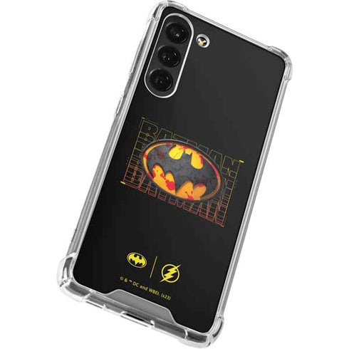 DC Comics The Flash Movie: Batman Bloody Logo Galaxy S24 FE Clear Case