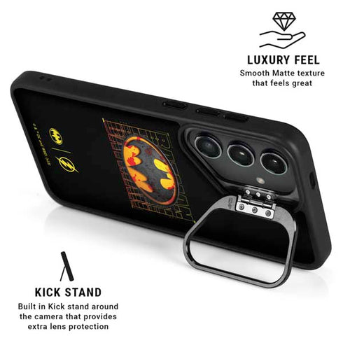 DC Comics The Flash Movie: Batman Bloody Logo Galaxy S25 Kickstand Case
