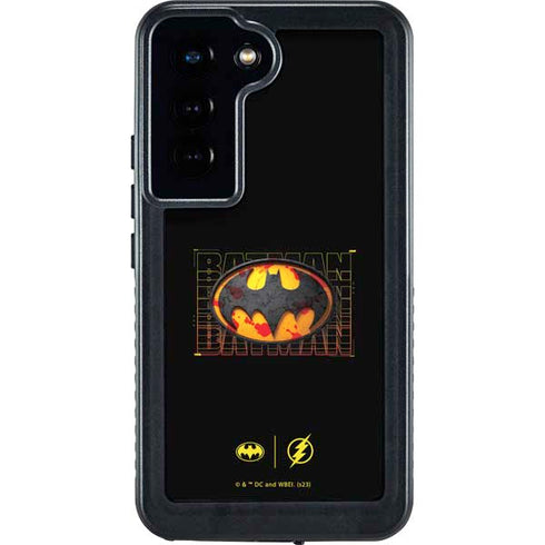 DC Comics The Flash Movie: Batman Bloody Logo Galaxy S24 Waterproof Case