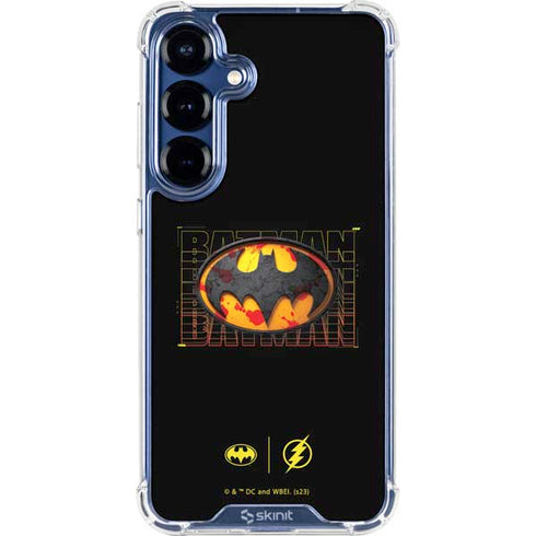 DC Comics The Flash Movie: Batman Bloody Logo Galaxy S25 Clear Case