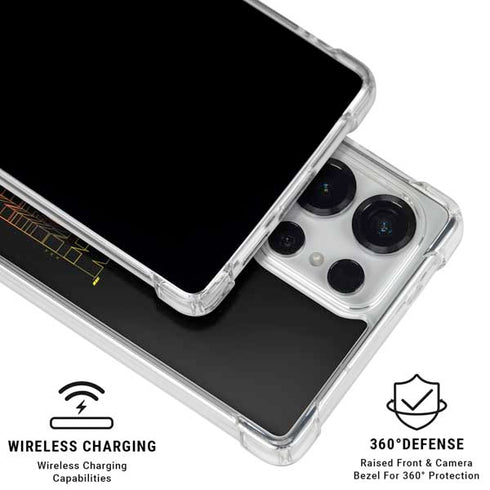 DC Comics The Flash Movie: Batman Bloody Logo Galaxy S25 Ultra Clear Case