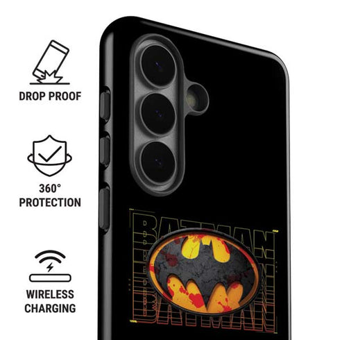 DC Comics The Flash Movie: Batman Bloody Logo Galaxy S26 Impact Case