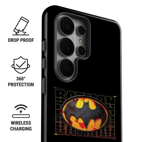 DC Comics The Flash Movie: Batman Bloody Logo Galaxy S26 Ultra Impact Case