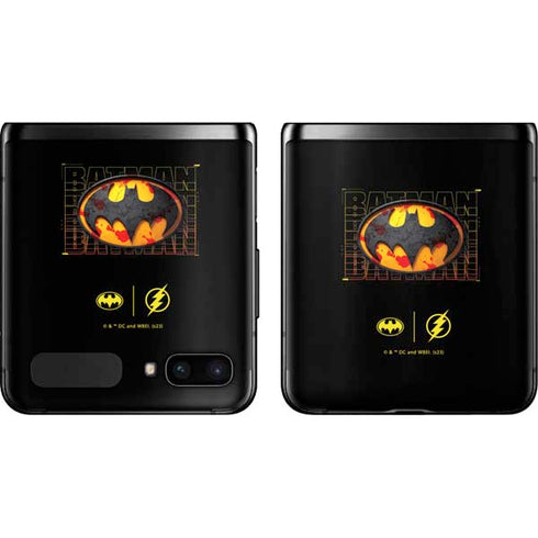DC Comics The Flash Movie: Batman Bloody Logo Galaxy Z Flip Skin