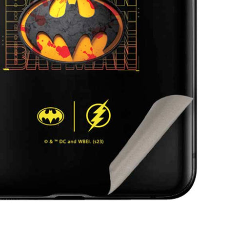 DC Comics The Flash Movie: Batman Bloody Logo Galaxy Z Flip Skin