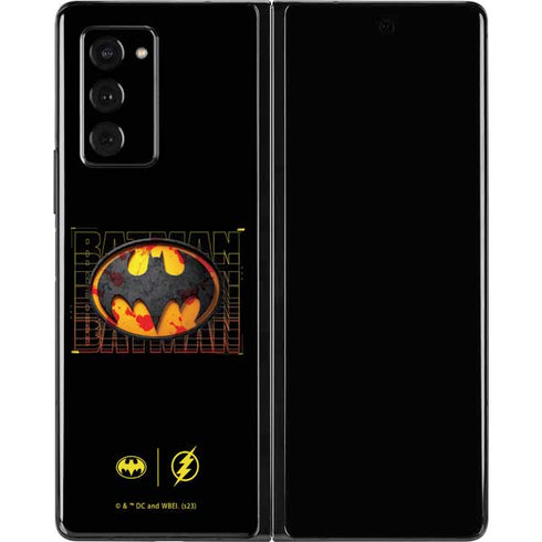 DC Comics The Flash Movie: Batman Bloody Logo Galaxy Z Fold2 5G Skin