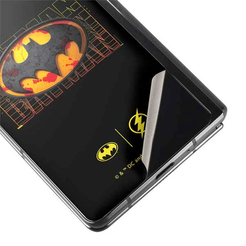 DC Comics The Flash Movie: Batman Bloody Logo Galaxy Z Fold2 5G Skin