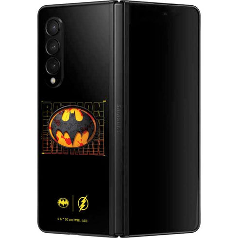 DC Comics The Flash Movie: Batman Bloody Logo Galaxy Z Fold3 5G Skin