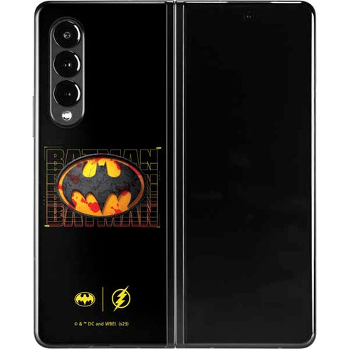 DC Comics The Flash Movie: Batman Bloody Logo Galaxy Z Fold3 5G Skin
