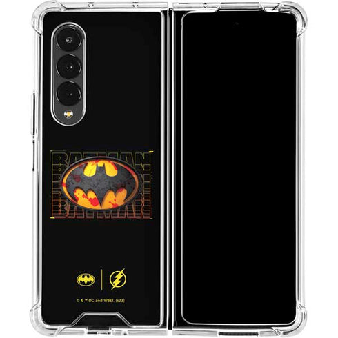 DC Comics The Flash Movie: Batman Bloody Logo Galaxy Z Fold4 5G Clear Case