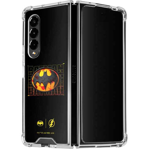 DC Comics The Flash Movie: Batman Bloody Logo Galaxy Z Fold4 5G Clear Case