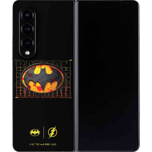 DC Comics The Flash Movie: Batman Bloody Logo Galaxy Z Fold4 5G Skin