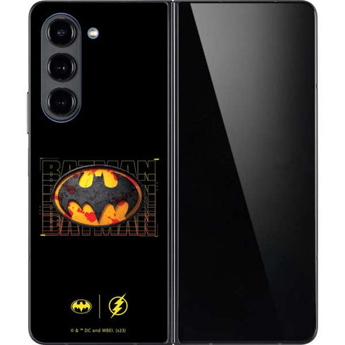 DC Comics The Flash Movie: Batman Bloody Logo Galaxy Z Fold5 5G Skin