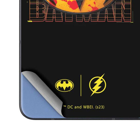 DC Comics The Flash Movie: Batman Bloody Logo Galaxy Z Fold5 5G Skin