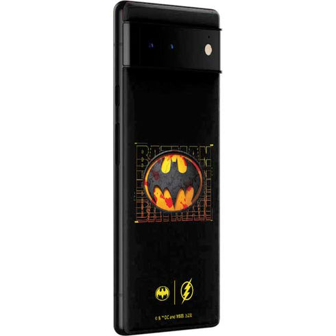 DC Comics The Flash Movie: Batman Bloody Logo Google Pixel 6 Pro Skin