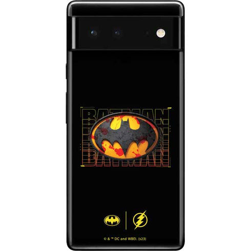 DC Comics The Flash Movie: Batman Bloody Logo Google Pixel 6 Skin