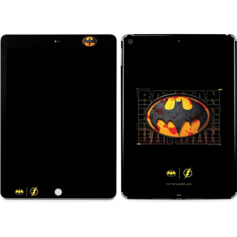 DC Comics The Flash Movie: Batman Bloody Logo Apple iPad Skin