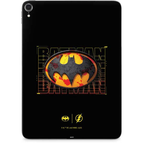 DC Comics The Flash Movie: Batman Bloody Logo Apple iPad Pro Skin