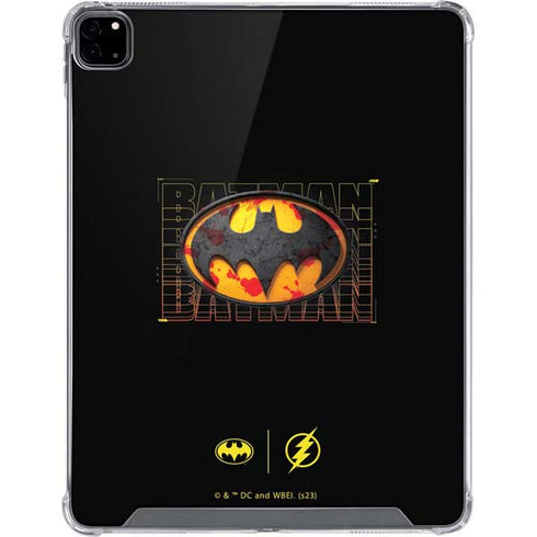 DC Comics The Flash Movie: Batman Bloody Logo iPad Pro 12.9in (2020) Clear Case