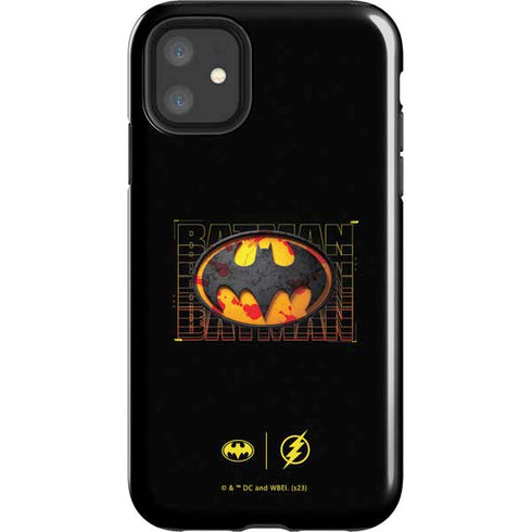 DC Comics The Flash Movie: Batman Bloody Logo iPhone 11 Impact Case