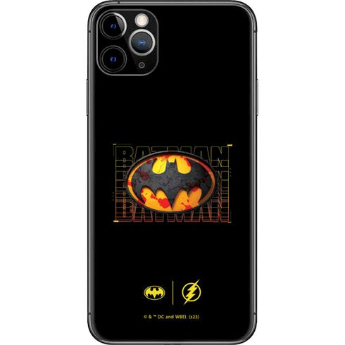 DC Comics The Flash Movie: Batman Bloody Logo iPhone 11 Pro Max Skin