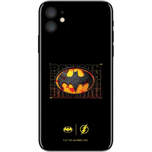 DC Comics The Flash Movie: Batman Bloody Logo iPhone 11 Skin
