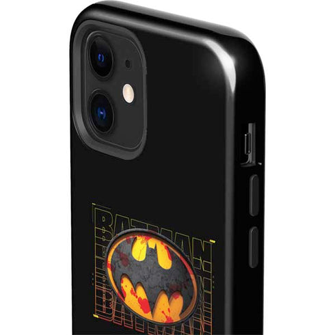 DC Comics The Flash Movie: Batman Bloody Logo iPhone 12 Impact Case