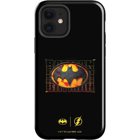 DC Comics The Flash Movie: Batman Bloody Logo iPhone 12 Impact Case